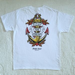 Death☠️ Coast Supply "Sink or Swim" Graphic Tee👕 - NWOT